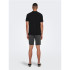 T-shirt Only & Sons fletcher Life Slim Ss Black Homme