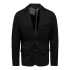 Veste Only & Sons marque Slim 0209. Noir Homme