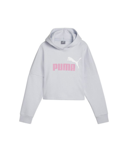 Sweat Décontracté Puma Ess Logo Cropped Hoodie G Fille