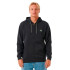 Sweat Rip Curl Homme Horizon Zip Thru Noir
