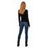 Sweat Vero Moda gloryollneck Noir Femme