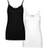 T-shirtPack Vero Moda Vminge Lace Singlet 2- Tall Black Femme