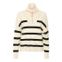 Sweat Vero Moda sabatripe col montant Birch Femme