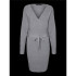 Robe Vero Moda hollyrem col V Mélange gris moyen Femme