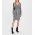 Robe Vero Moda hollyrem col V Mélange gris moyen Femme