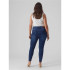 Pantalons Vero Moda cphia Hrkinny Joft Vi3128 Cur Bleu foncé Denim Femme