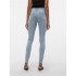 Pantalons Vero Moda flash Mrkinny Jeans Li3102 Light Blue Denim Femme
