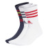 Chaussettes adidas Enfant 3Stripes Cushioned Sportswear Crew 3 Pair Blanc