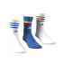 Chaussettes adidas Enfant 3Stripes Cushioned Sportswear Crew 3 Pair Blanc