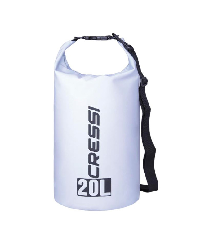 Sac Cressi Dry Pvc Blanc 20L