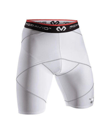 Collants MC David Cross Compression Avec Hip Spica Blanc...