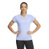 T-shirt adidas Femme Aeroready Train Essentials Minimal Branding Col V Bleu