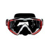 Masque Cressi Liberty Dark-Rouge