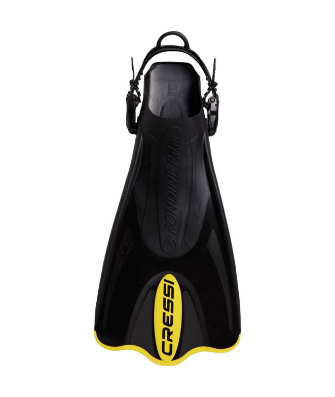 Ailette de Plongée CressiPalau Saf Noir-Jaune