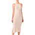 Robe Only Onlbelfast S/L Midi Dress Jrs Noos Natural