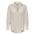 Chemise Only Onlzazima L/S Loose Shirt Wvn Femme Blanc Antique