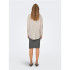 Chemise Only Onlzazima L/S Loose Shirt Wvn Femme Blanc Antique