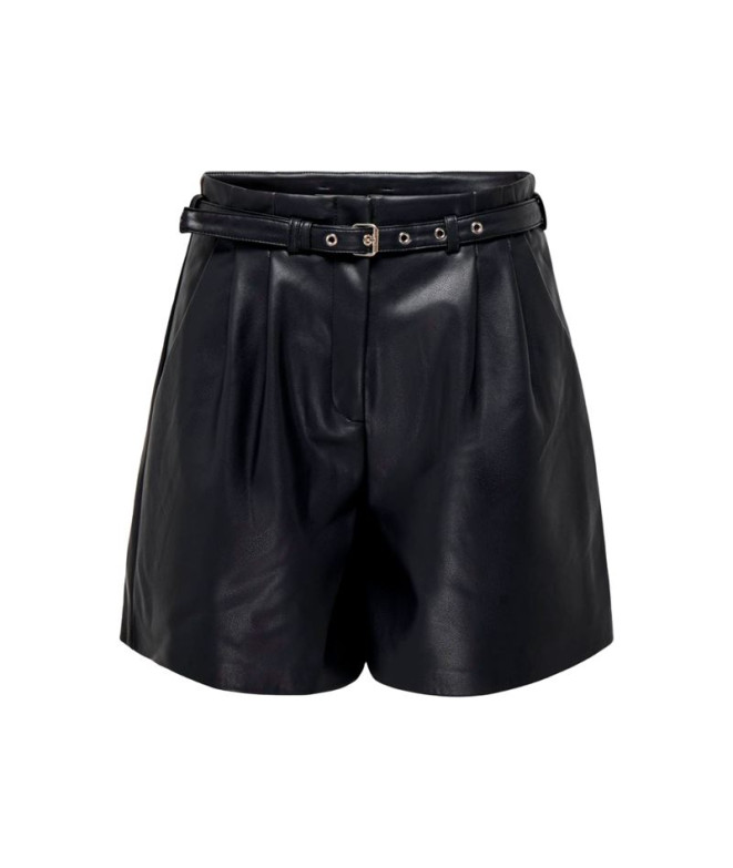 Pantalon Only heidi Faux Leather s Black Femme