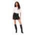Pantalon Only heidi Faux Leather s Black Femme