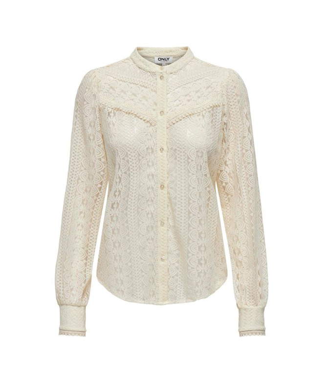 Chemise Femme Only Onlreba Lace L/S Shirt Wvn...