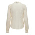 Chemise Femme Only Onlreba Lace L/S Shirt Wvn Noos Egret