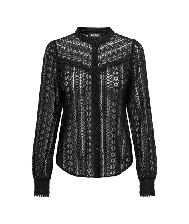 Chemise Femme Only Onlreba Lace L/S Shirt Wvn...