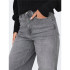 Pantalons Femme Only Onlmadison Blush Hw Wid Dnm Rea0938 Noos Light Grey Denim