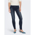 Pantalons Only blush Mid Skinny Rea409 Blue Black Denim Femme