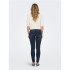 Pantalons Only blush Mid Skinny Rea409 Blue Black Denim Femme