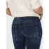 Pantalons Only blush Mid Skinny Rea409 Blue Black Denim Femme