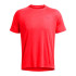 T-shirt Fitness Under Armour Homme by Tech Textured Ss Rouge