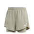 Pantalons Fitness Femme by Adidas Aeroready Minimal 2 In 1 Shorts Grey