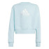 Sweat Fille Adidas Glam Crew Aigue-marine