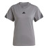T-shirt Femme Adidas Future Icons 3-Stripes Gris