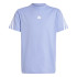 T-shirt adidas Enfant Future Icons 3 Stripes Bleu/Blanc