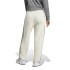 Pantalon adidas Femme Polaire Essentials 3-Stripes à ourlet ouvert Beige