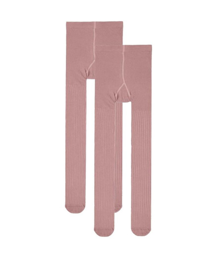 Chaussettes Nommez-le nyhose Rib 2P Woodrose
