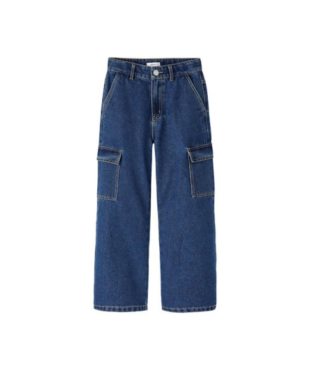 Pantalons Name it frose Jean cargo large 6190-Bs Denim...