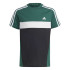 T-shirt adidas Enfant Tiberio 3 Band Colorblock Vert foncé