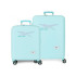 Reebok Ensemble de bagages Ann Turquoise 50-70 cm