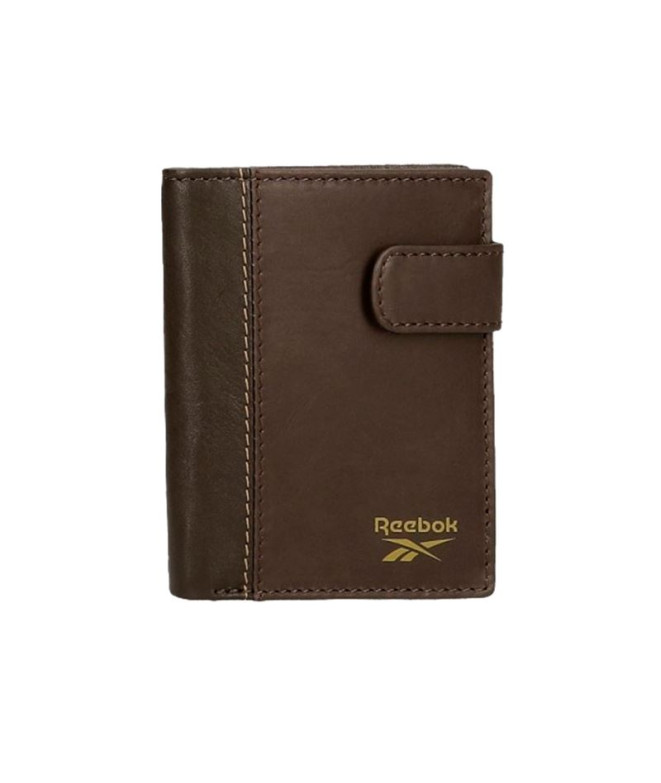 Portefeuille Reebok Séparateur vertical marron...