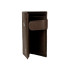 Portefeuille Reebok Séparateur vertical marron avec fermeture par clic