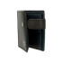 Portefeuille Reebok Division horizontale noire avec fermeture par clic