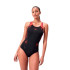 Maillot de bain Natation Speedo Femme de Placement Laneback Noir/ Rouge/Pourpre