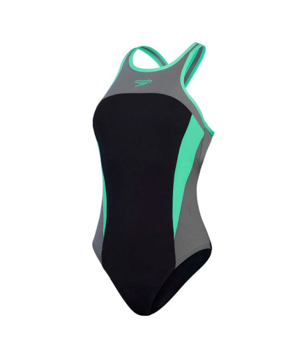 Maillot de bain Natation Speedo Femme de Col haut Splice...