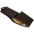 Portefeuille Reebok Division brune horizontale avec fermeture par clic