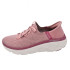 Chaussures Skechers D'lux Walker 2.0 Dark Mauve Knit/Tri Femme