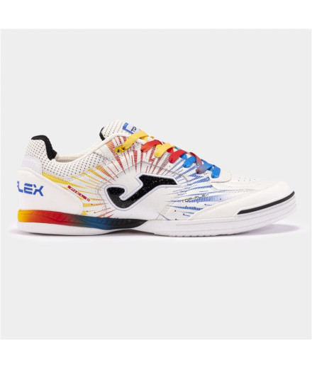 Chaussures de Football sala Joma Haut Flex 2476 Blanc...
