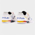 Chaussures de Football sala Joma Haut Flex 2476 Blanc Rouge Intérieur