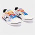 Chaussures de Football sala Joma Haut Flex 2476 Blanc Rouge Intérieur